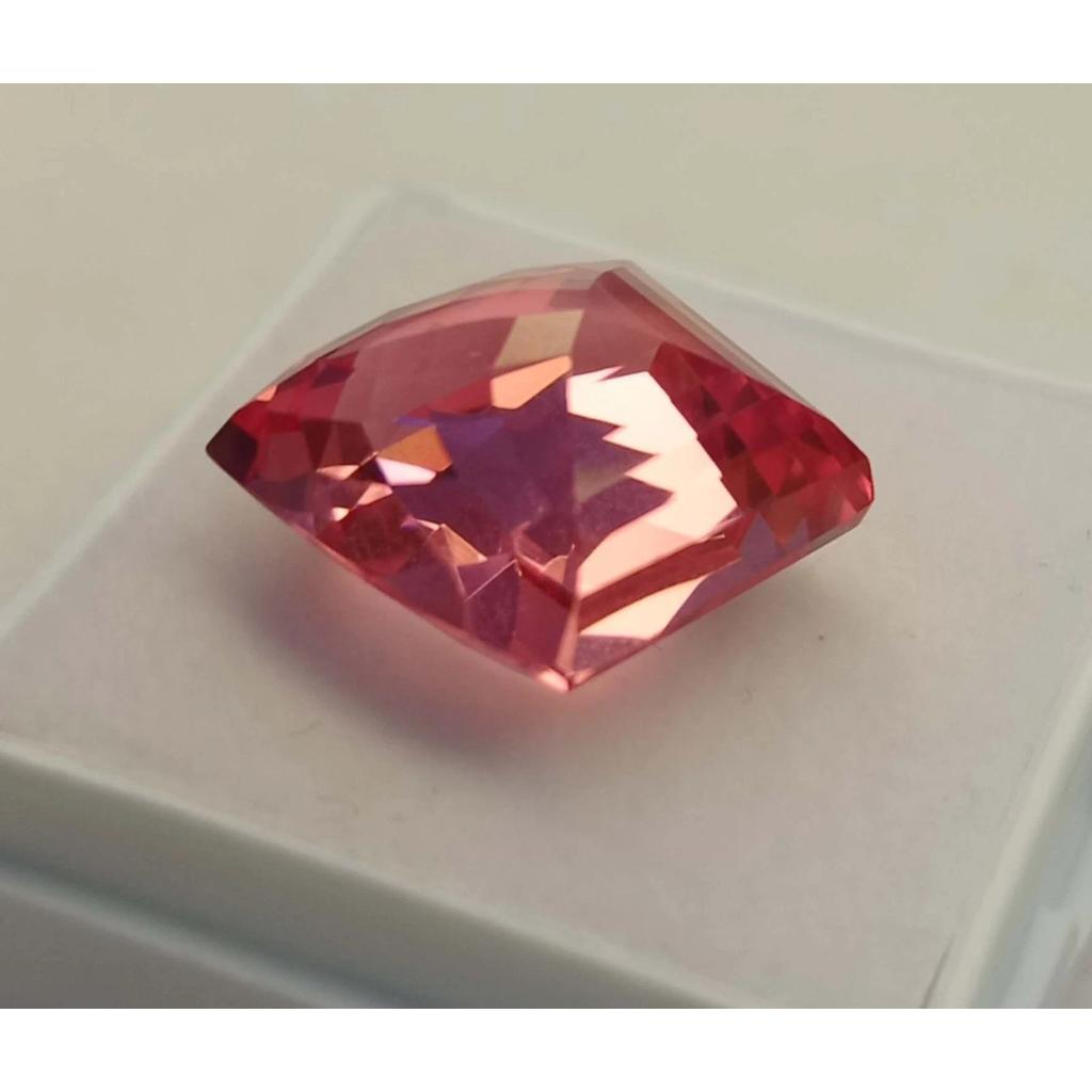 Natural Padparadscha Sapphire 17-19 Ct Fancy Cut Certified Stunning Gemstone