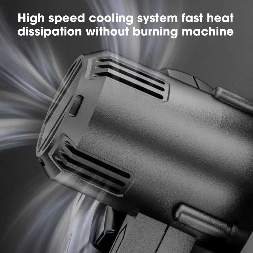 2-in-1 Air Blower Cordless Electric Air Blower 21V Rechargeable High Quality Powerful Vehicle Mounted Dust Collector Power Tools