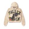 Unisex Hooded Zip-Up Sweatshirt With Camo Print Loose Fit Streetwear Teens Adults