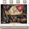 Pirate Treasure Map Tapestry - Vintage Nautical Home Decor & Party Background
