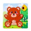 Kids' 3D Animal Food Matching Puzzle Board - Early Learning Educational Toy