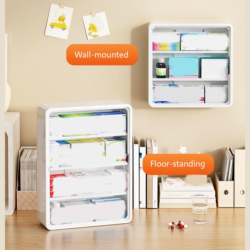 Multi Layer Wall Hanging Storage Box Easy Installation Multi Layer Shelf Space Optimization Tool For Home Organization