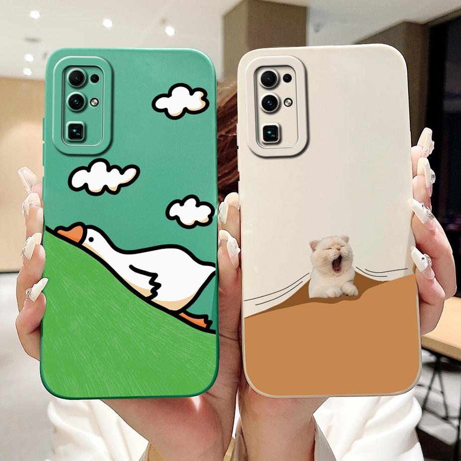 For Huawei Honor 30 Pro Case Honor30 Lite Lovely Cartoon Cover Shockproof Phone Case For Honor 30S Honor30 Pro Plus Fundas Coque