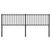 Replacement Headboard Metal Black 193 Cm