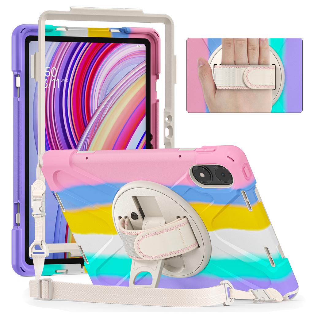 Tablet Case with Shoulder Strap for Xiaomi Redmi Pad Pro 5G/Redmi Pad Pro/Poco Pad 5G/4G Kickstand Cover