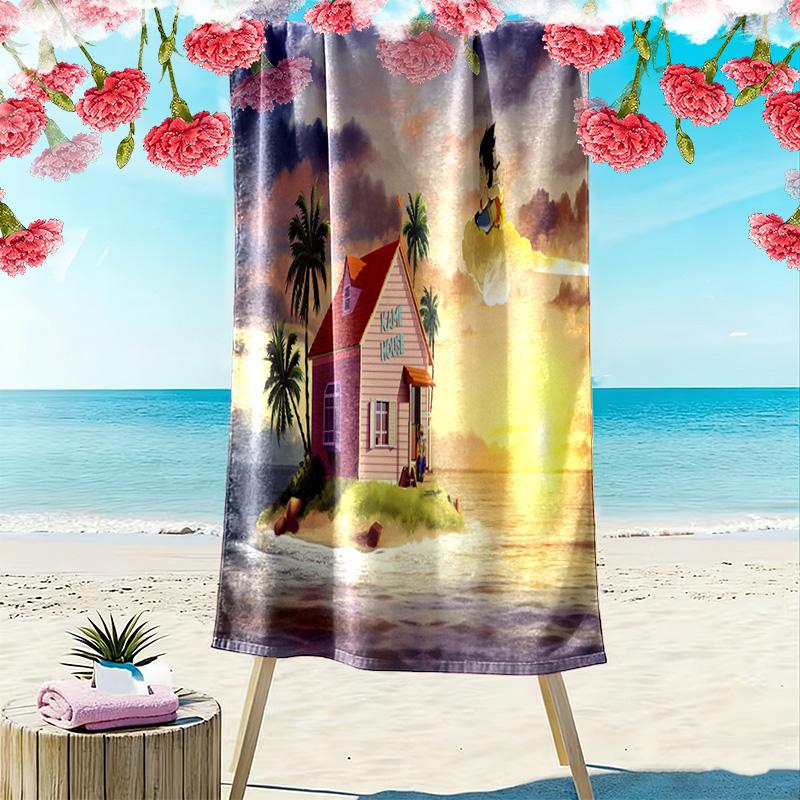 Electric Dragon Warrior Beach Towel Soft Beach Towel for Vacation Photos Swim Seaside Quickdrying Swim Towel Beach Towel Printing Comfort