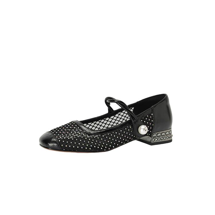 Fashion New Summer Hollow Out Women Pumps Sandals for Women Round Toe Gladiator Shoes Fashionable Mesh Breathable Low Heel Zapatos Mujer