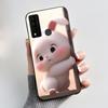 Casing For TCL 20 XE Case Aesthetic Fashion Cute Cat Astronaut Black Soft Silicone Protective Back Cover For TCL 20XE Phone Case