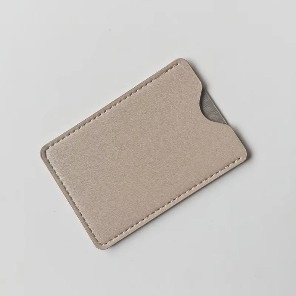Ultra-Thin RFID Card Holder RFID Blocking PU Leather Credit Card Sleeve Soft Lining Anti-Demagnetization Leather Card Sleeve