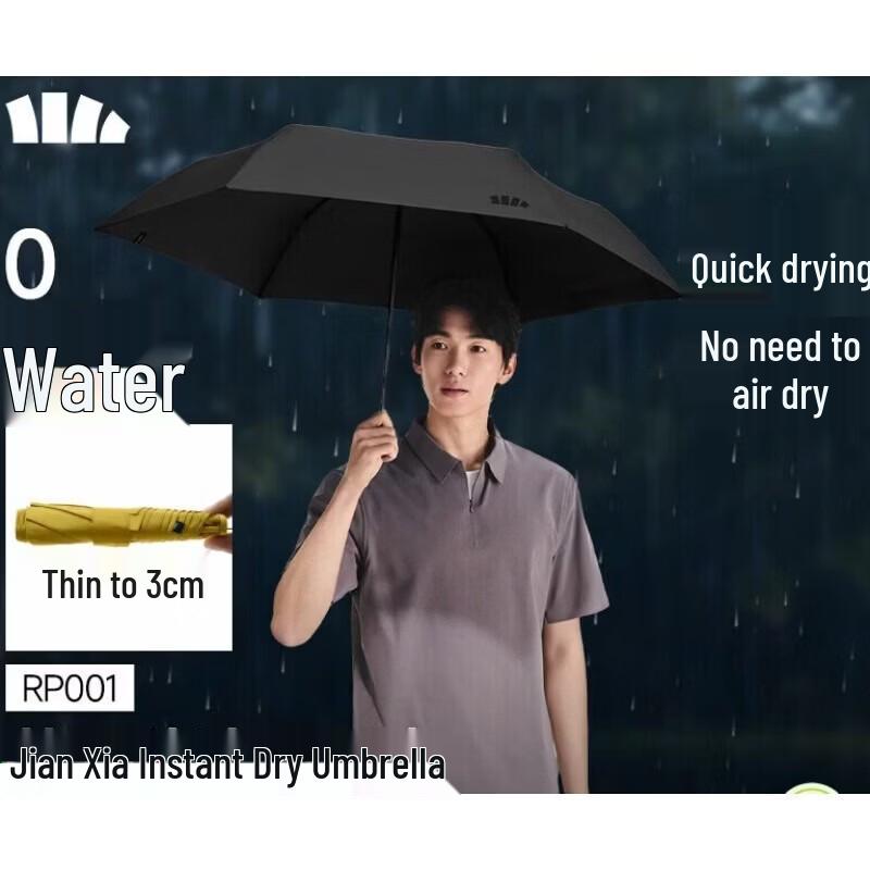Beneunder Quick-Dry Portable Folding Umbrella