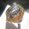 European and N Domineering Gold Lion Head Ring Cast Animal Titanium Steel Ring