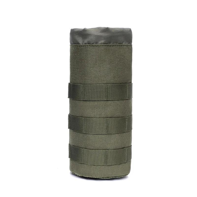1PC Tactical Molle Water Bottle Bag Pouch For Military Outdoor Travel Camping Hiking Fishing Bag of water Outdoor Bags Water bag зелёный