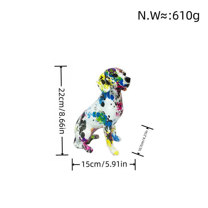 Sitzender Hund Wohnzimmer Weinschrank Handwerksdekoration Heim Desktop Büro Ornament Dekoration Geschenk