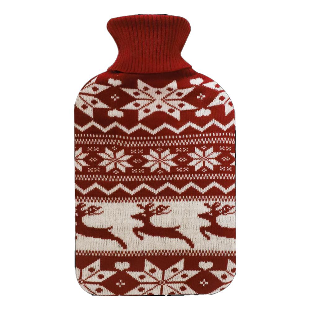 Hearth and Home Patterned 2L Hot Water Bottle And Cover
