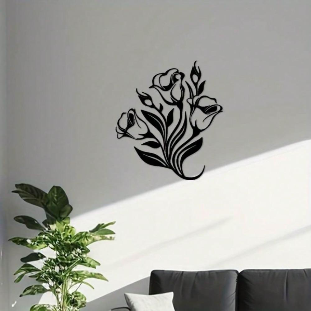 Metal Wall Art Decor Simple Modern Home Living Room Wall Decor Gift