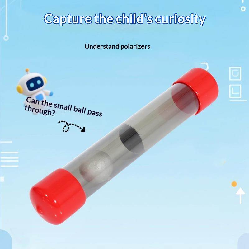 1 Set Through Wall Perform Diy Optical Experiment Polarization Phenomenon Polarization Lens Toy