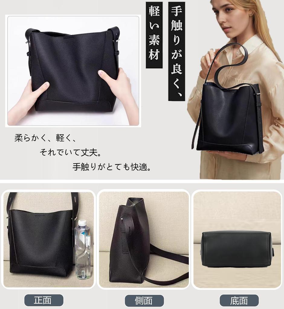 Kimura Kobo Women's Genuine Leather Shoulder Bag, Smartphone Pouch, Wallet, One-Shoulder Bag, Small, Business, Crossbody, Lightweight, Simple,