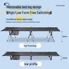 Lightweight Aluminum Folding Camp Bed - Portable & Breathable for Outdoor Use
