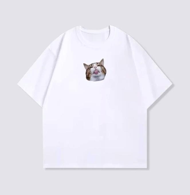 Summer Kawaii Print Short Sleeve Crew Neck Women Top Cute Rabbit Tee Funny Cartoon Graphic Casual Daily Yk Streetwear Women Tee