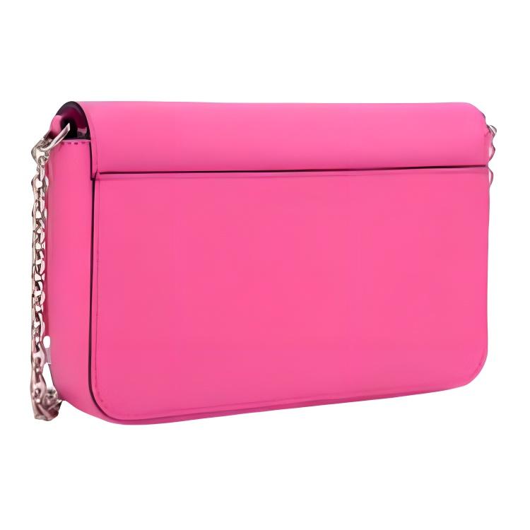Calvin Klein Letter Logo Chain Strap Elegant Flap Synthetic Material Small Square Crossbody Shoulder Bag Medium Women Bags Barbie-Pink DP1673-670