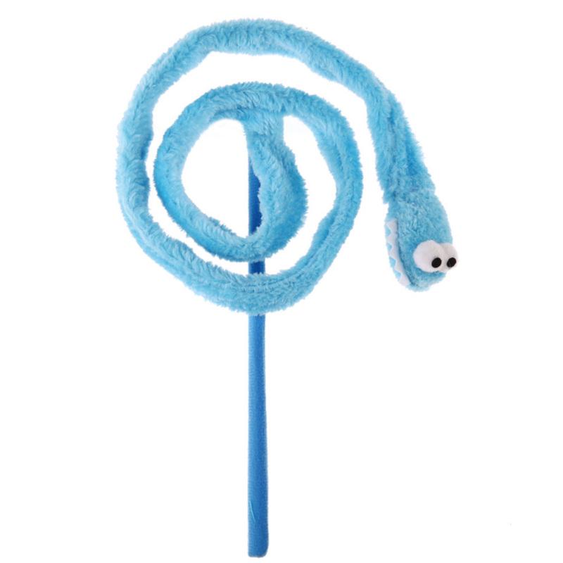 

Смішна Плюшева Котолистна Мультяшна Змія Форма Кішка Дражнилка Звукова Іграшка синій