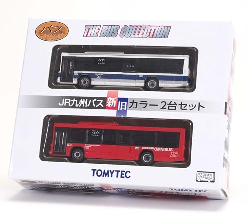 Tomytec The Bus Collection Bus Collection JR Kyushu Bus (New and Old Colors) Set of 2 Diorama Supplies 336877