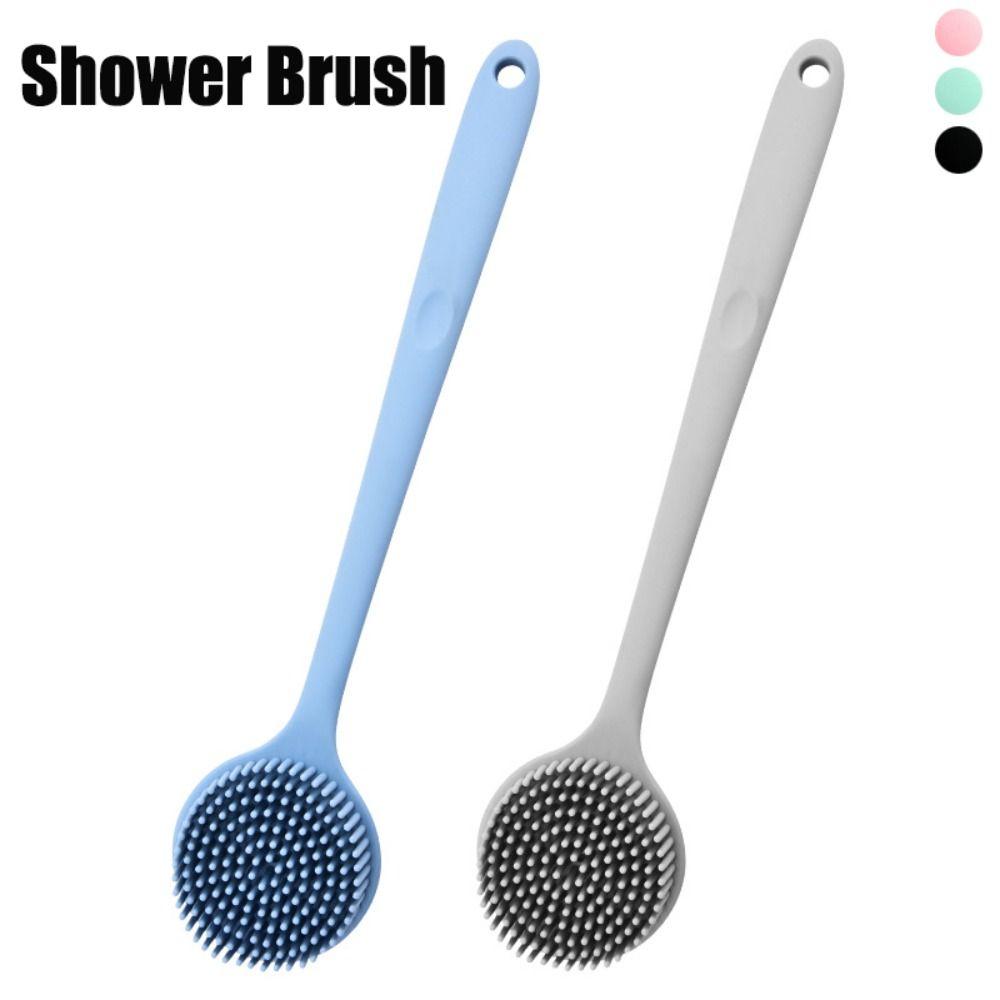Anti Slip Shower Brush Soft Bristles Body Exfoliator High Quality Back Scrubber  Men and Women