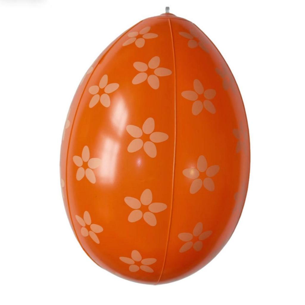 16 Zoll Oster-Aufblasball Outdoor Riesiger Ballon PVC-Bälle Anhänger Wiederverwendbar Hof Garten Ornament Osterparty Dekoration
