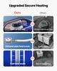 VEVOR Diesel Heater, 12-24V 5-8KW, All In One Portable Diesel Air Heater with Remote Control and LCD Display, Fast Heating Low Noise