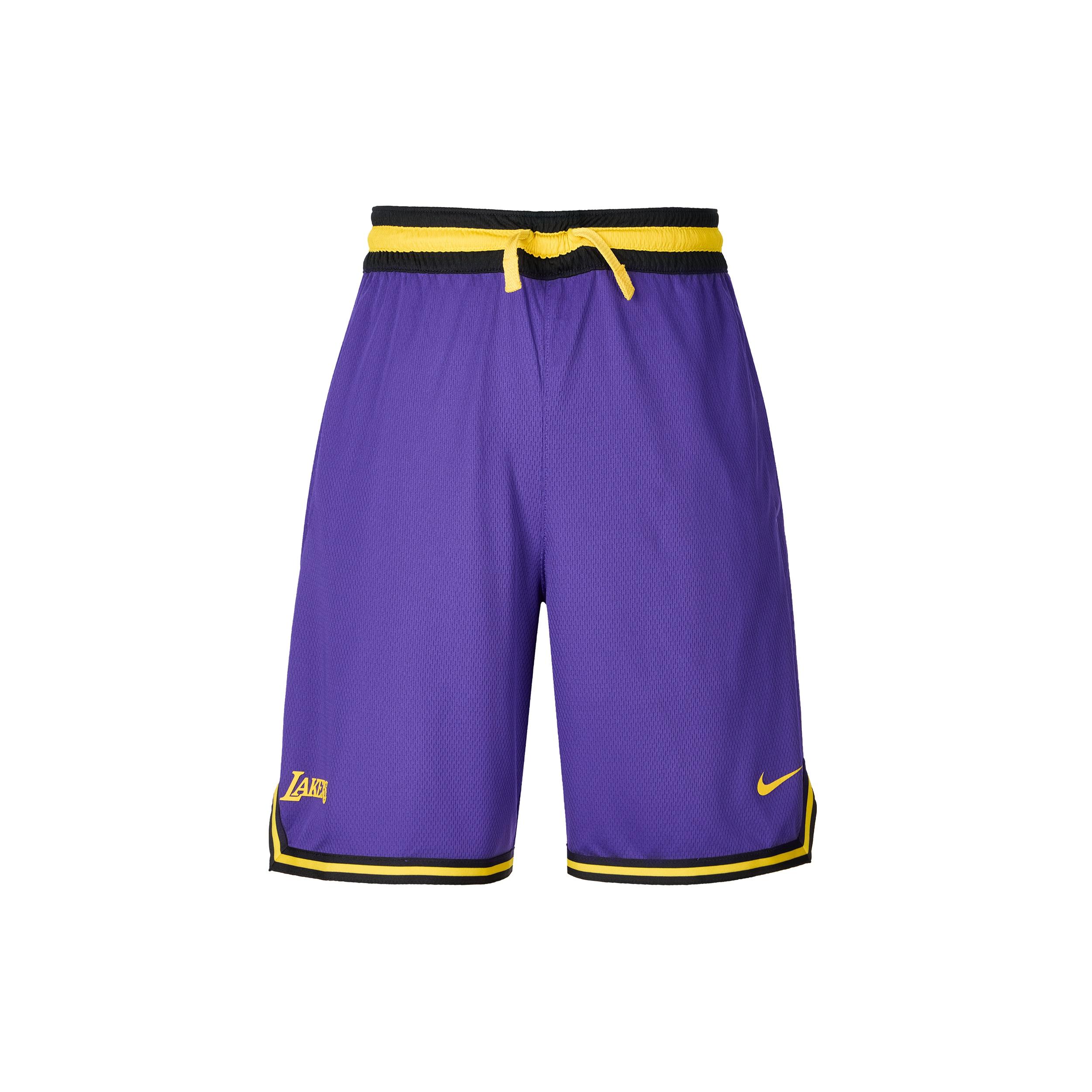 Nike NBA Statement DNA Los Angeles Lakers Basketball Training Sports Shorts Purple Men s AV3537-504 M