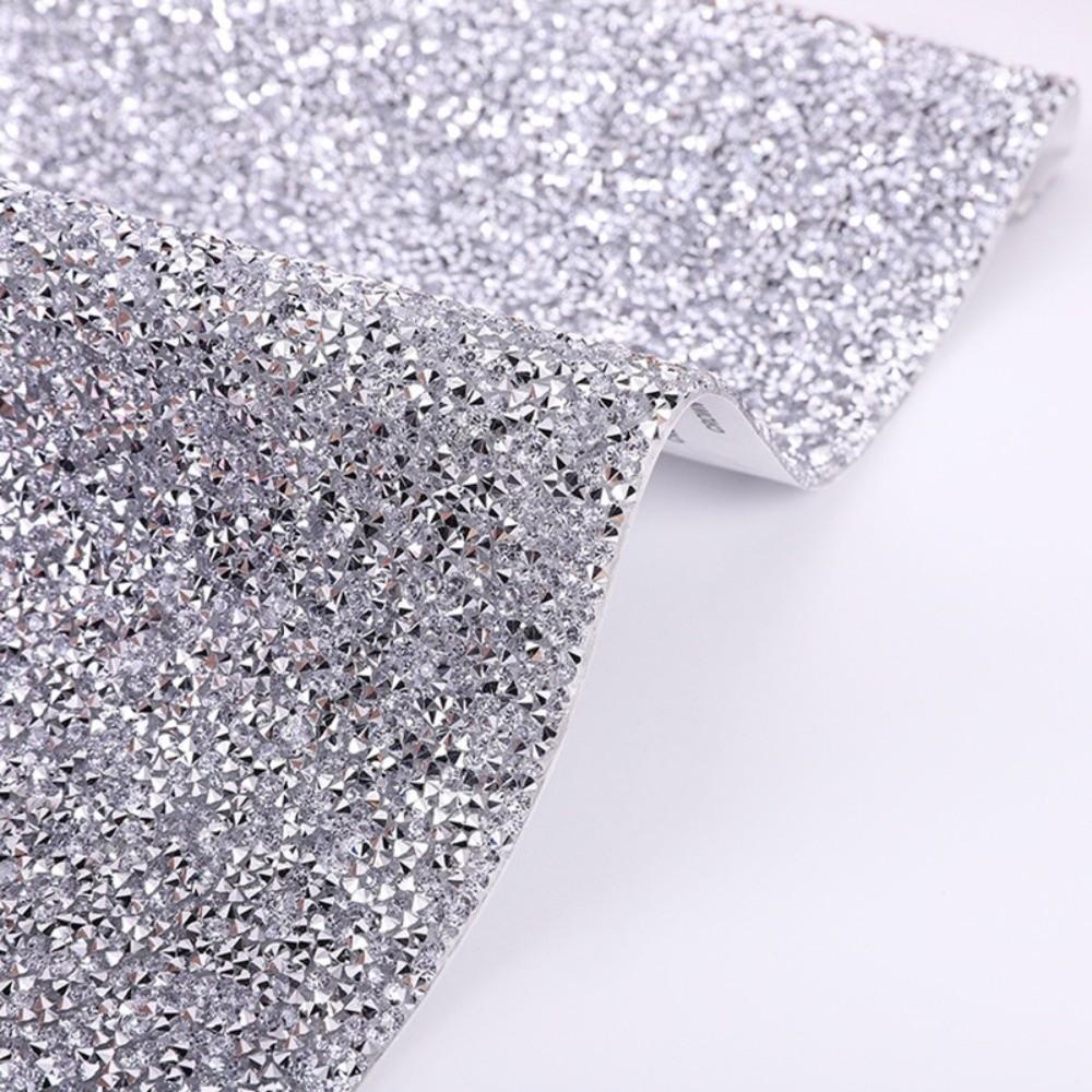 

Self Adhesive Resin Rhinestone Sparkling DIY Decorative Rhinestone Sticker Shiny Colorful Crystal Sticker DIY Craft серебро белый