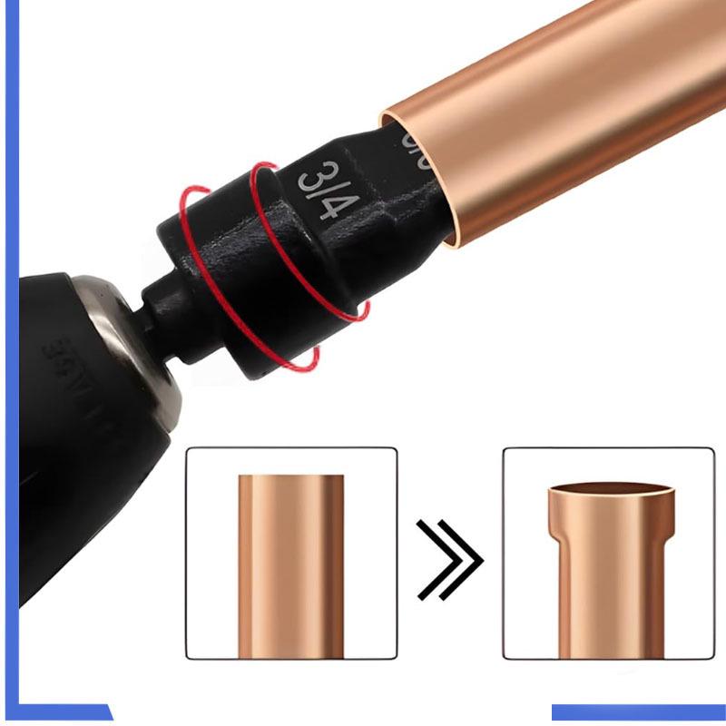 Copper Tube Expander & Flaring Tool for Air Conditioning Repair - Electric Drill Compatible