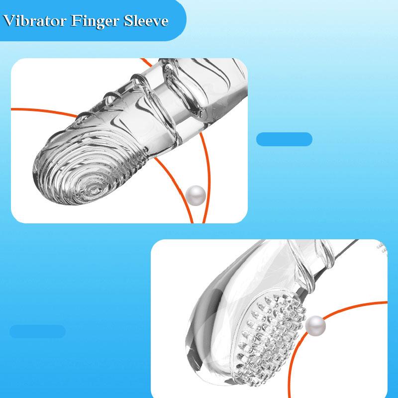 Vibrator cu mânecă pentru degete, mânecă pentru penis, masturbare feminină, masaj la punctul G, Jucării sexuale pentru femei, stimulează clitorisul Produse pentru adulți