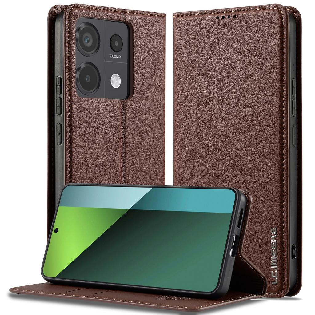 Strong Magnetic Card Solt Wallet Leather Case For Xiao Redmi Note 14 Pro 5G 13 12 11 Book Stand Business Flip Business Bag Cover