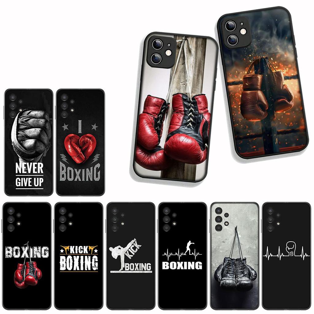 Coque Cover for Apple iPhone 16 11 13 14 15 Pro Max 7 6 8 Plus SE2 SE3 + 16E SE 2022 Case Strong Kick Boxing Gloves Kickboxing
