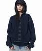 Aakam Starburst Zip-Up Hoodie (Navy)