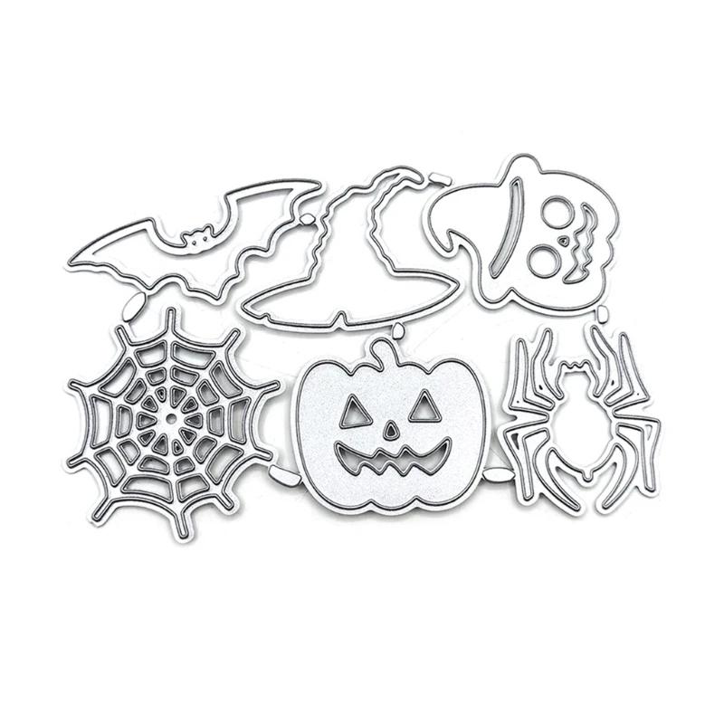 Halloween Elements Metal Cutting Dies Stencil DIY Scrapbooking Album Paper Card Template Mold Embossing Decoration