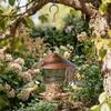 Iron Automatic Bird Feeder Retractable Bird Food Container Hummingbird Feeder  Porch