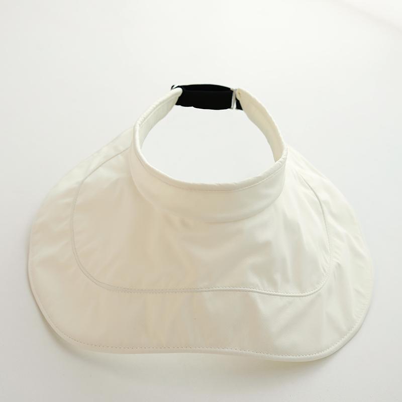 Irregular brim cotton empty top sun hat children versatile travel UV protection foldable sun tide