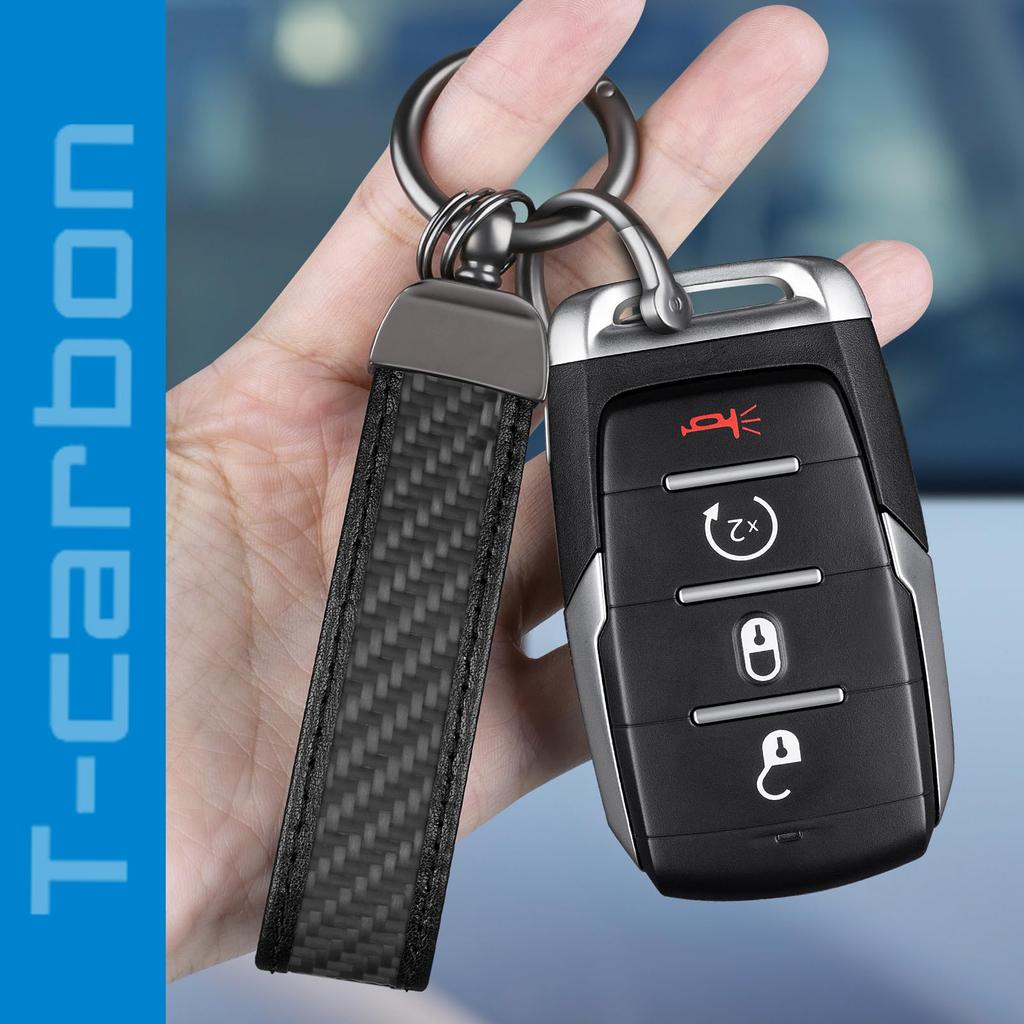 T-carbon Real Carbon Car Keychain, Car Key Chain, Keychain, Stylish, Bike Key Ring, Key Ring, Car Key Accessory