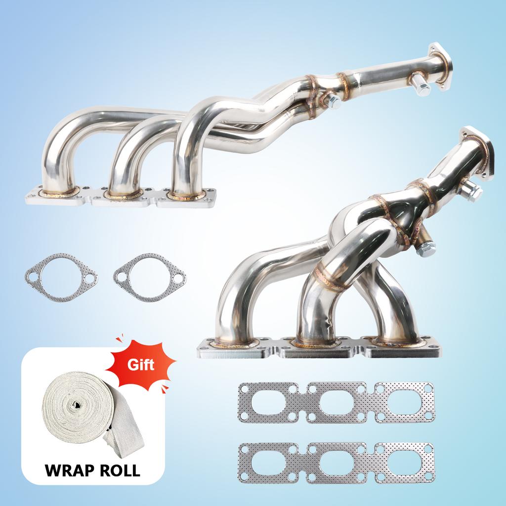 performance Exhaust Manifold Headers for BMW M52 1994-2002 E36 E46 320i 323i E39 520i 523i 528i | Z3 2.0-2.8L