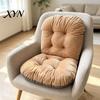 Plush Seat Cushion for Long Sitting Chair with Back Support, Desk Dorm Room Pad Ties, Non-slip Office Dining And Gaming Chairs Comfortable Study