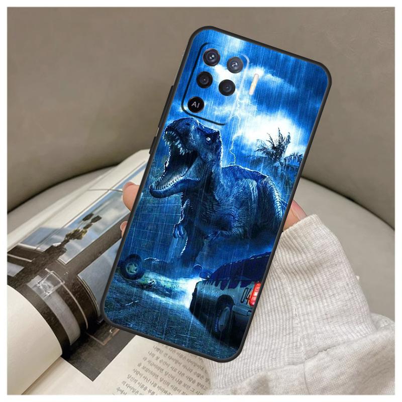 Jurassic Dinosaur World For OPPO A15 A16 A17 A5 A9 A31 A53 A54 A57 S A74 A94 A77 A76 A96 A52 A72 A91 A92 A93 Case