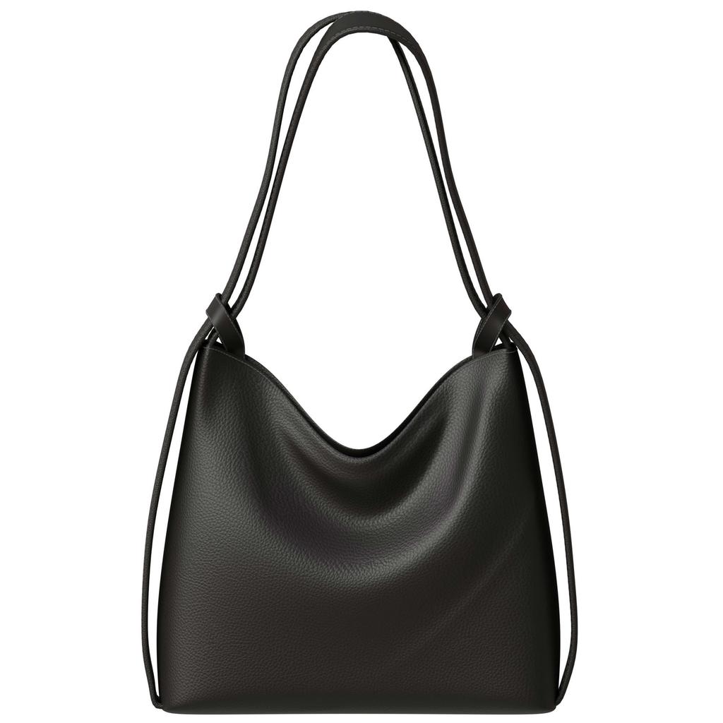 Elegante Damen Schultertasche mit Rucksackfunktion