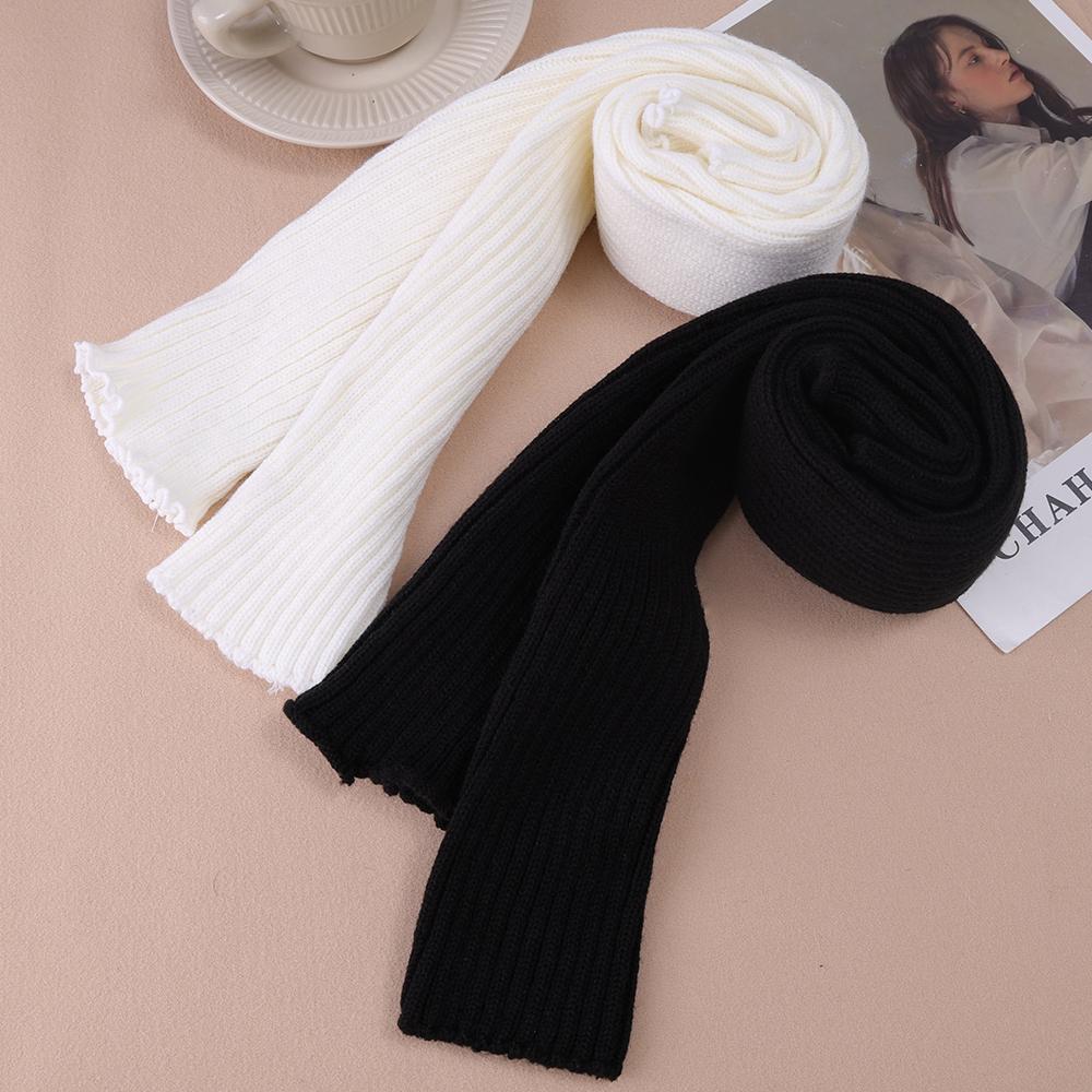 Y2K Winter Leg Warmers Women Girls Japanese Solid Color Wool Knitted Long Socks Fashion Soft Comfortable Warm Cotton Stockings