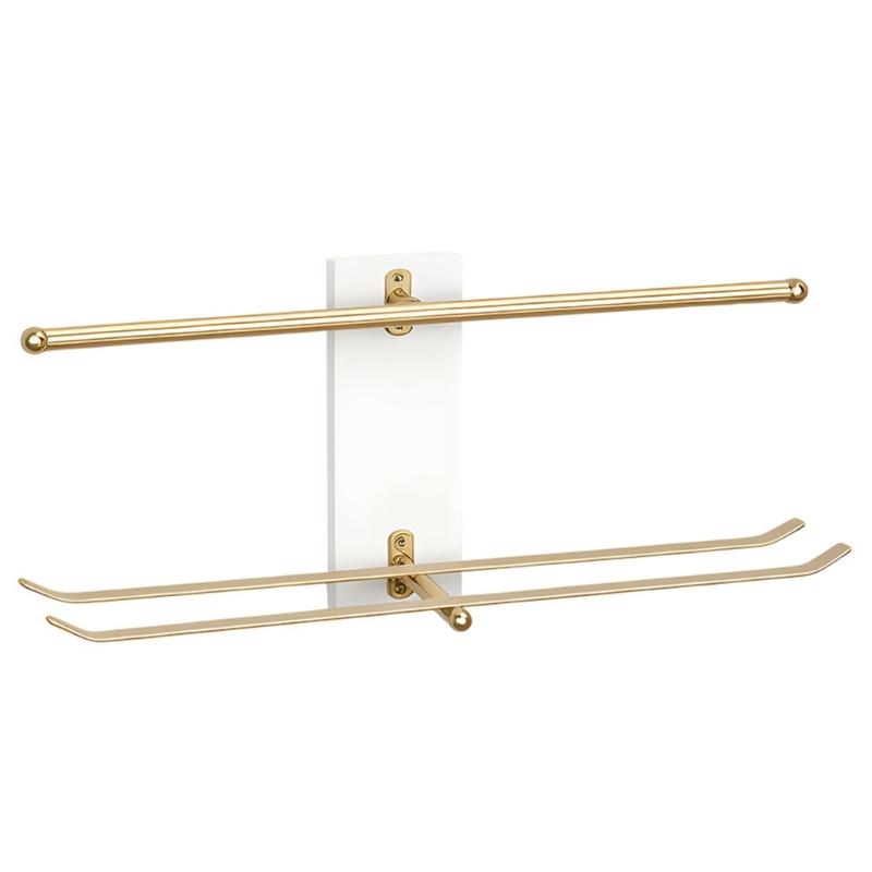 

Настінний двоярусний органайзер для прикрас Стійка-вішалка для намист, браслетів, аксесуарів для прикрас, ременів 1