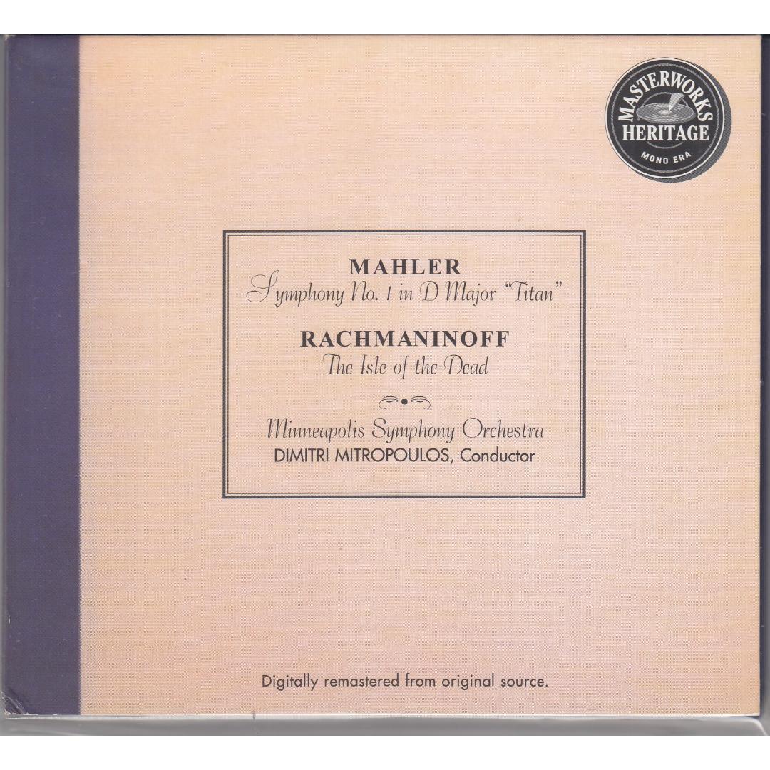 Used MHK62342 Mahler: Symphony No. 1 in D Major, etc. Mitropoulos Conducting