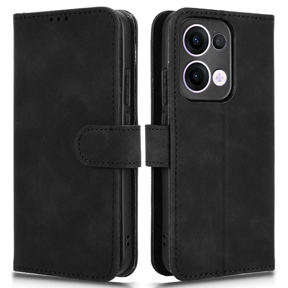 

Для Oppo Reno13 5G (Глобальный) Чехол из натуральной кожи с защитой от падений, чехол-книжка для телефона. A