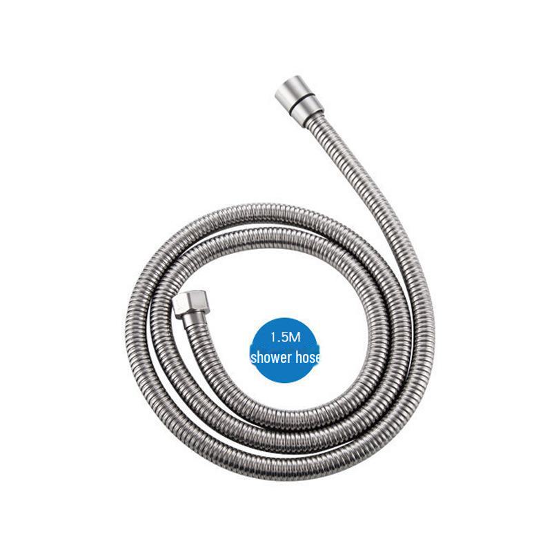 304 Stainless Steel High-Pressure Shower Head Set for Home Use