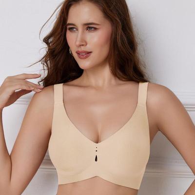Seamless Underwire-Free Everyday Bra with Jelly Gel Cups